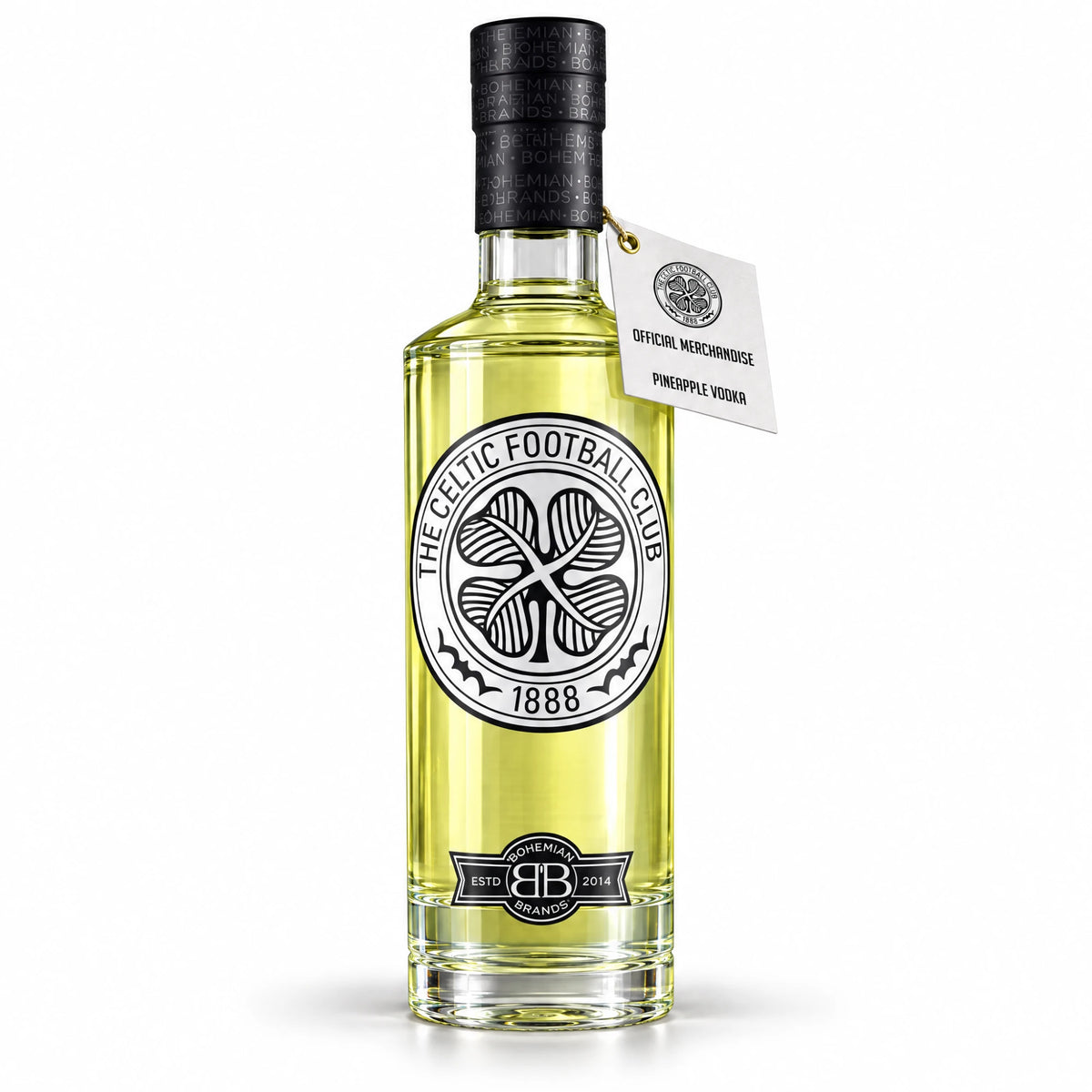 Celtic FC Away Pineapple Flavoured Vodka bottle